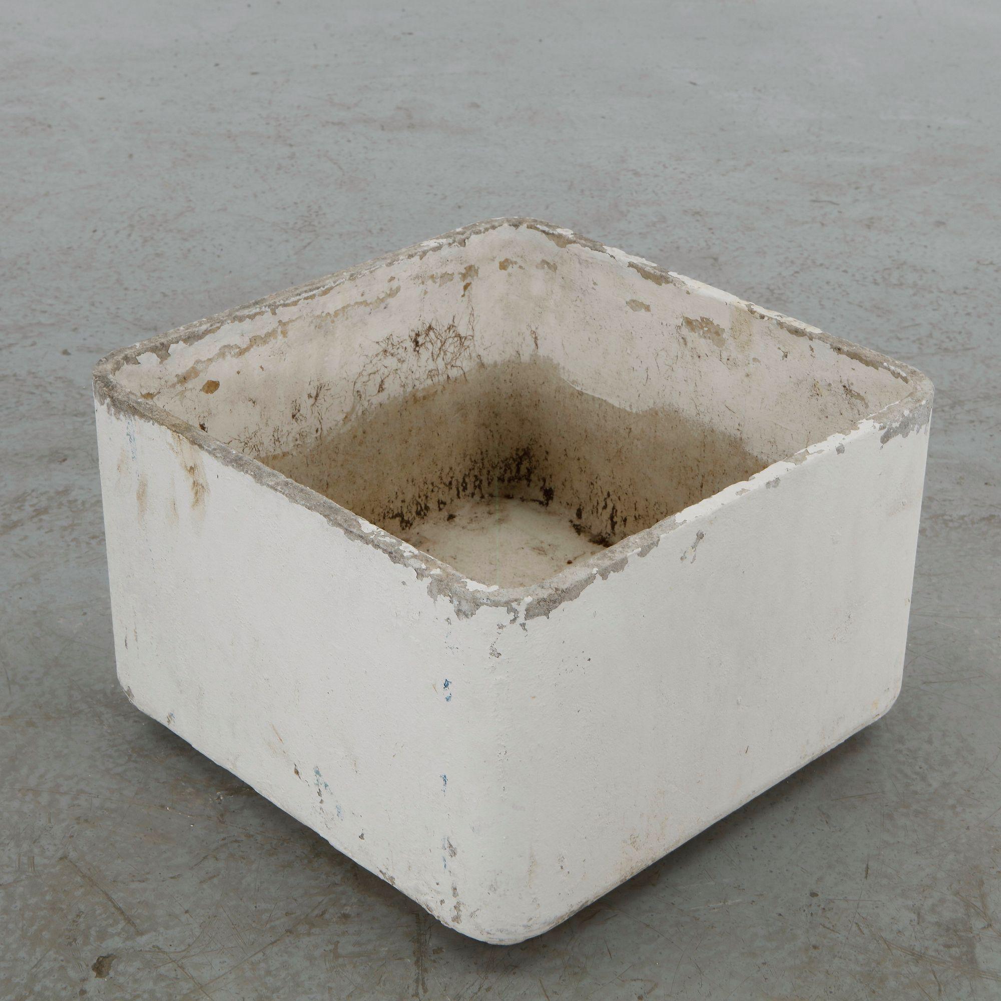 Willy Guhl, Square Planter, 1960s
