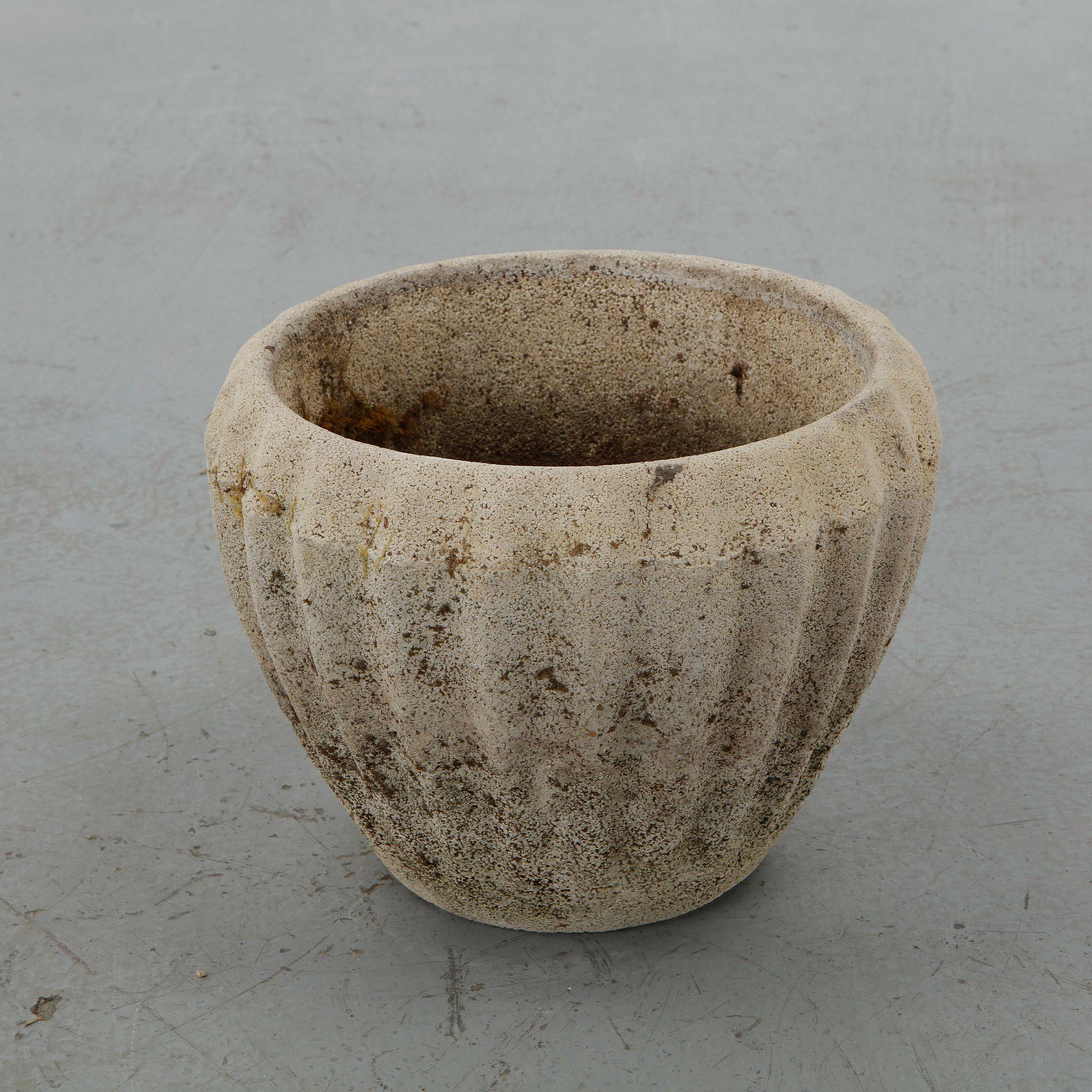 Grandon Fres, Cast Stone Star Planter, 1960s