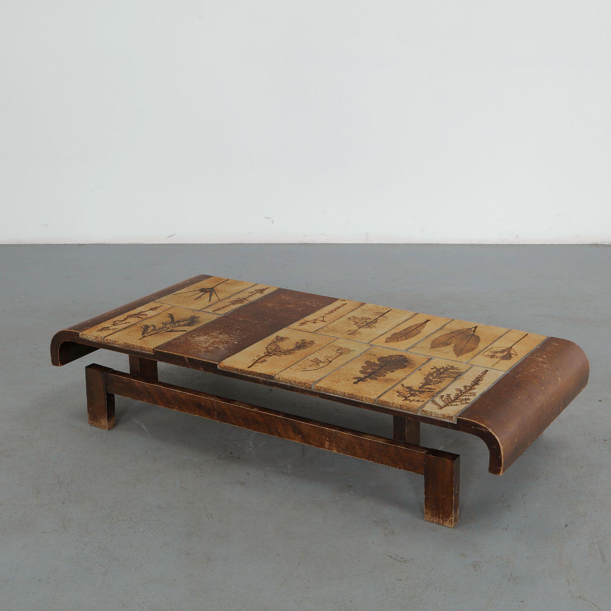 Roger Capron, Herbarium Coffee Table, 1960s