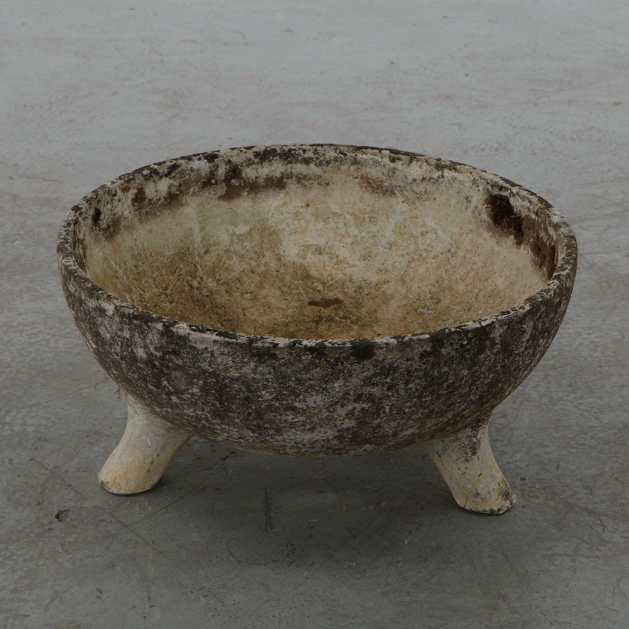 Willy Guhl, Half Cauldron Planter, 1960s