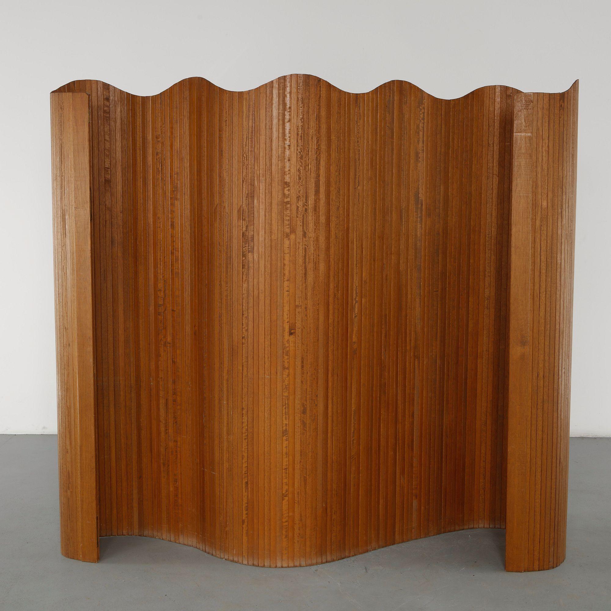 Baumann, Wood Screen Divider, France, 1940s