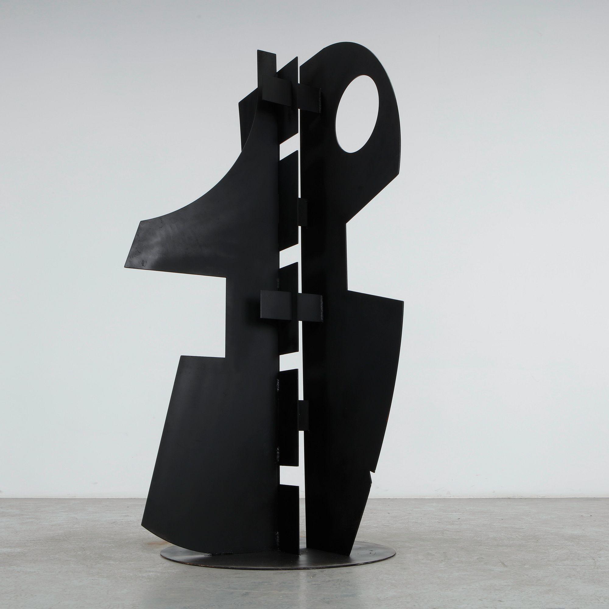 Philippe Makhloof, Abstract Metal Sculpture, 1980s