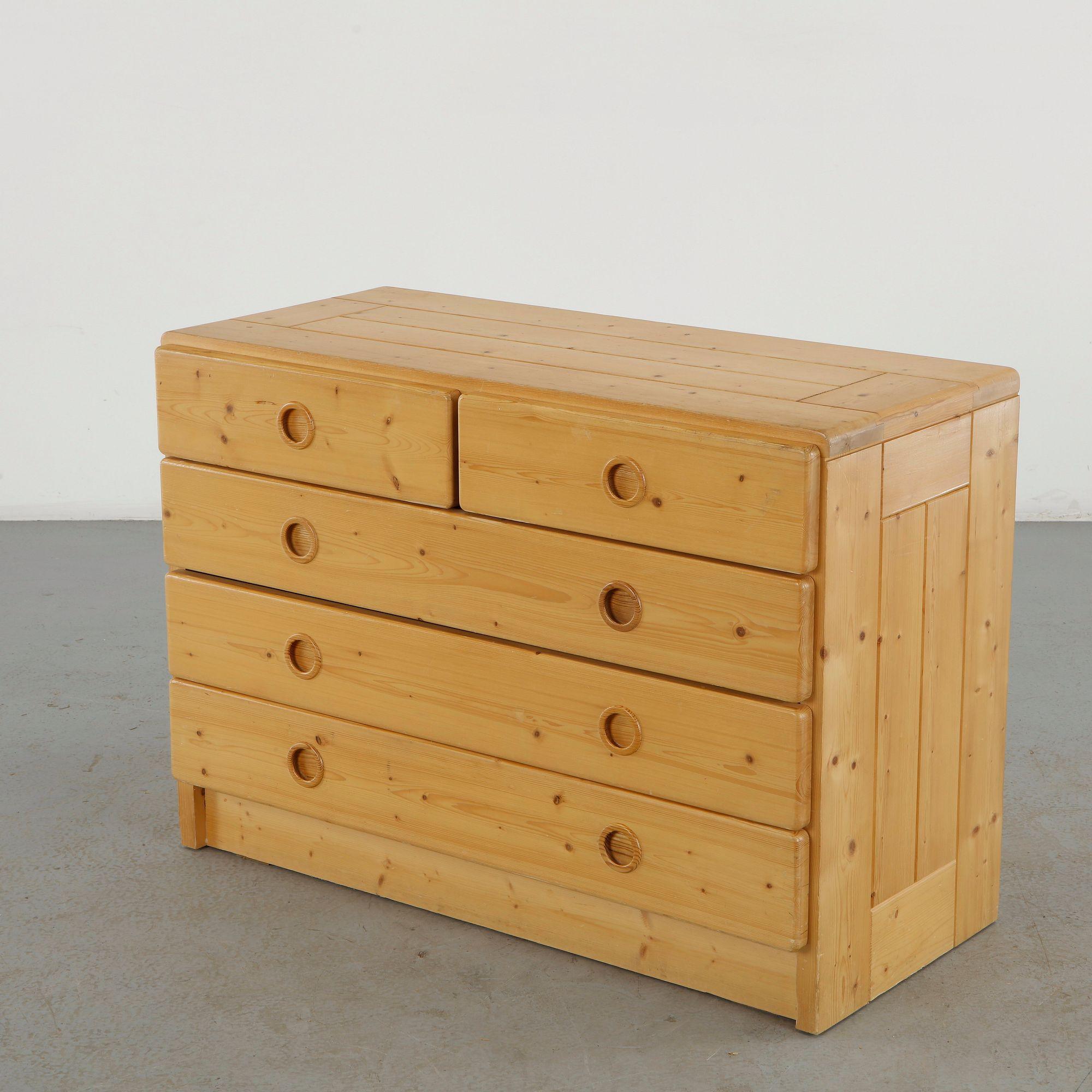 Charlotte Perriand For Les ArcsÂ 1600, Pine Sideboard, 1960s