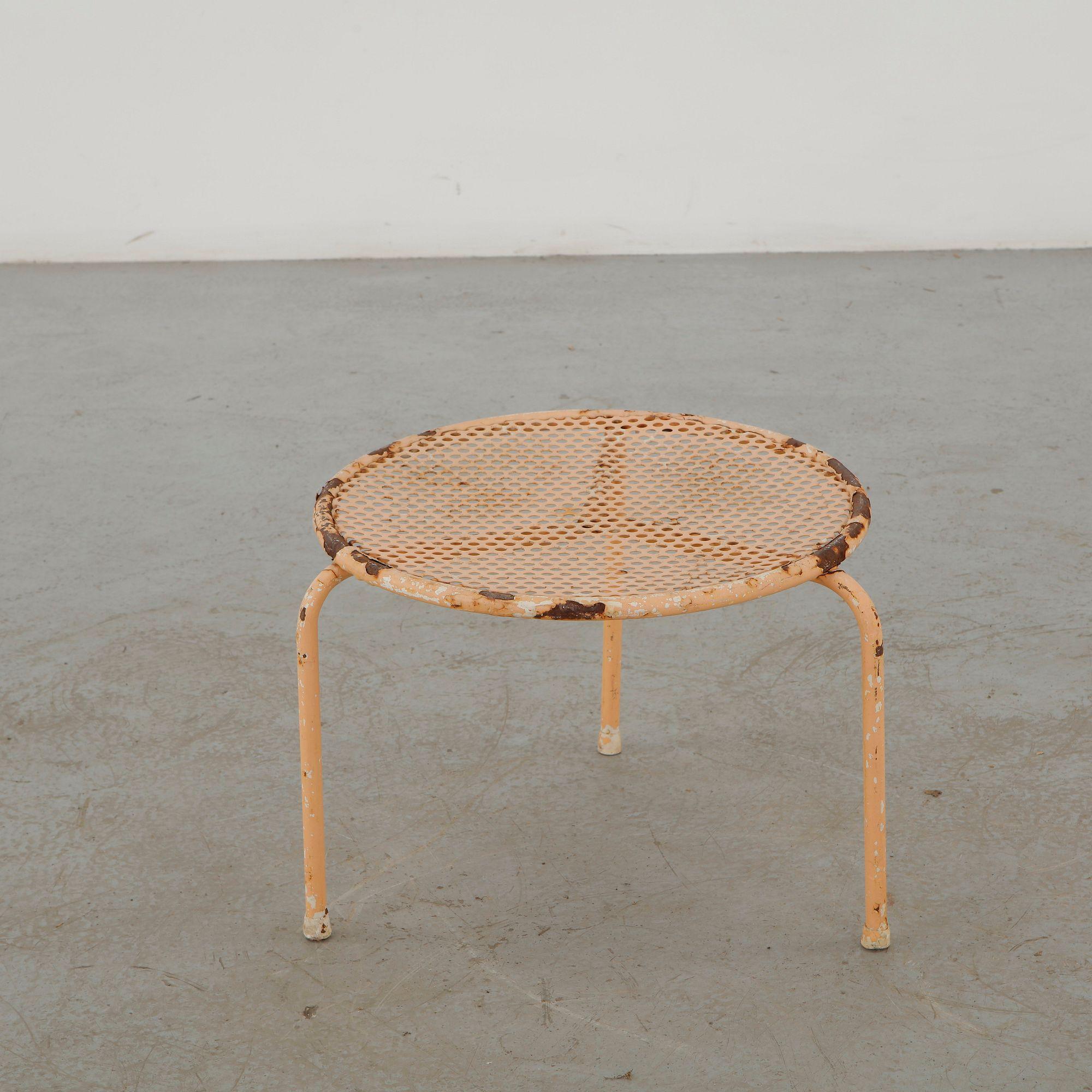 EMU, Round Wrought Iron Garden Table, Italy, 1960s