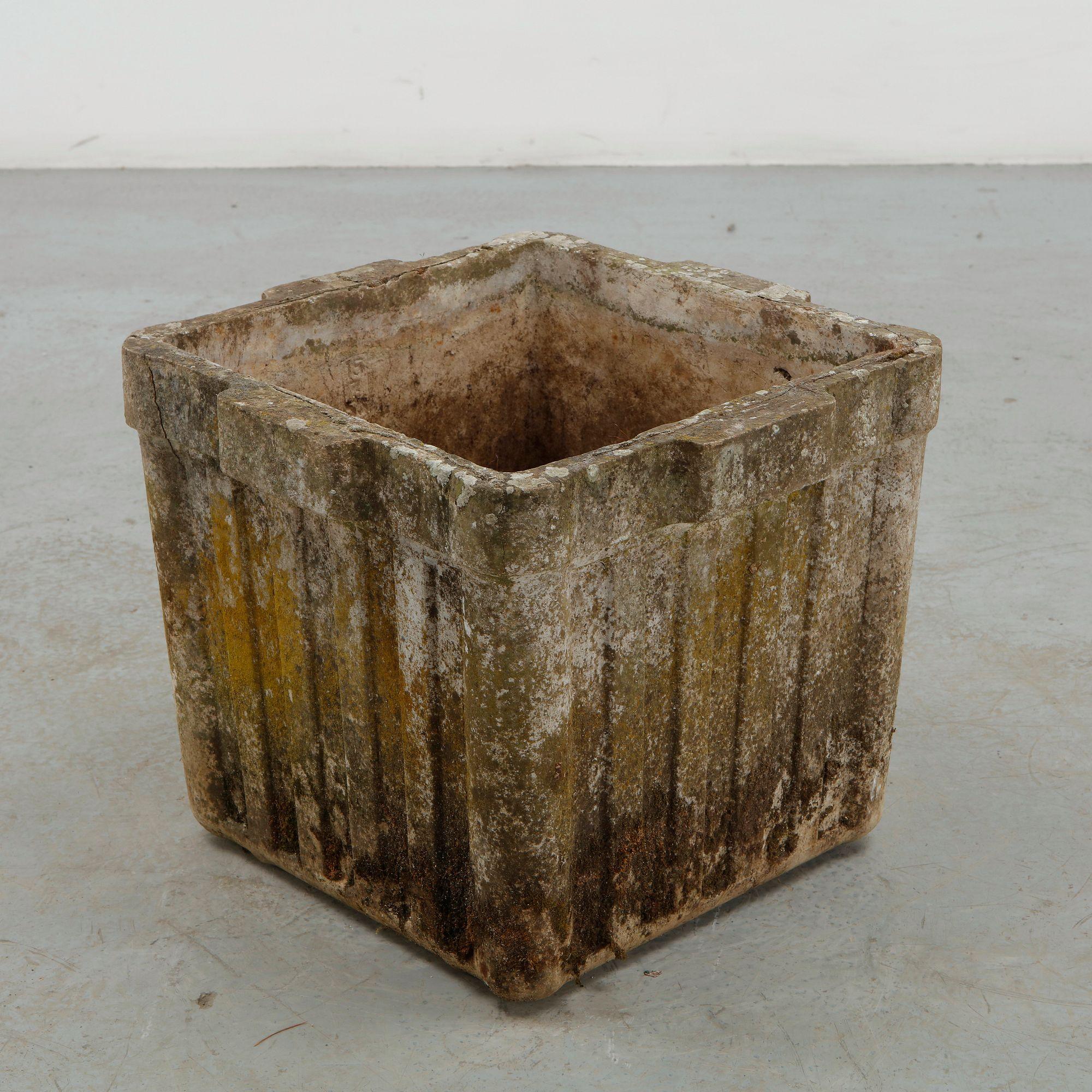 Willy Guhl, Square Planter, 1960s