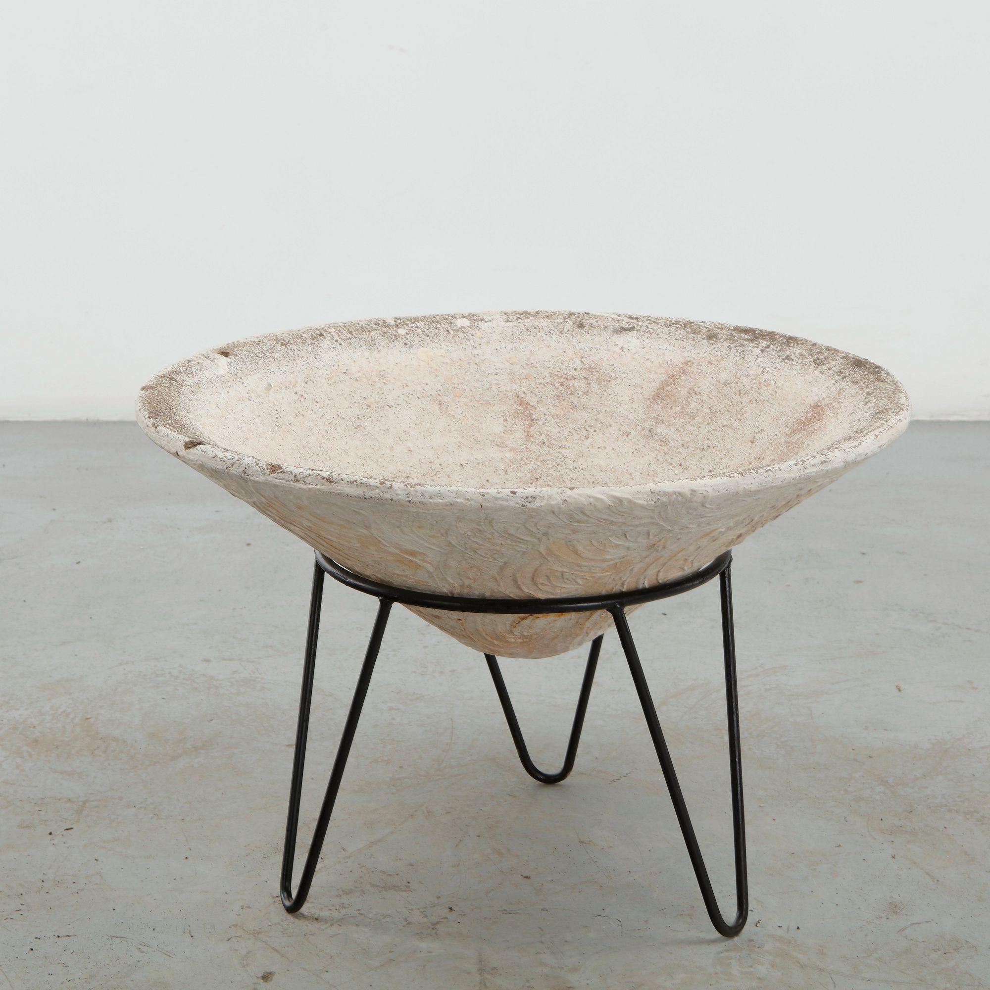 Grandon Fres, Conical Planter on Stand, 1960s