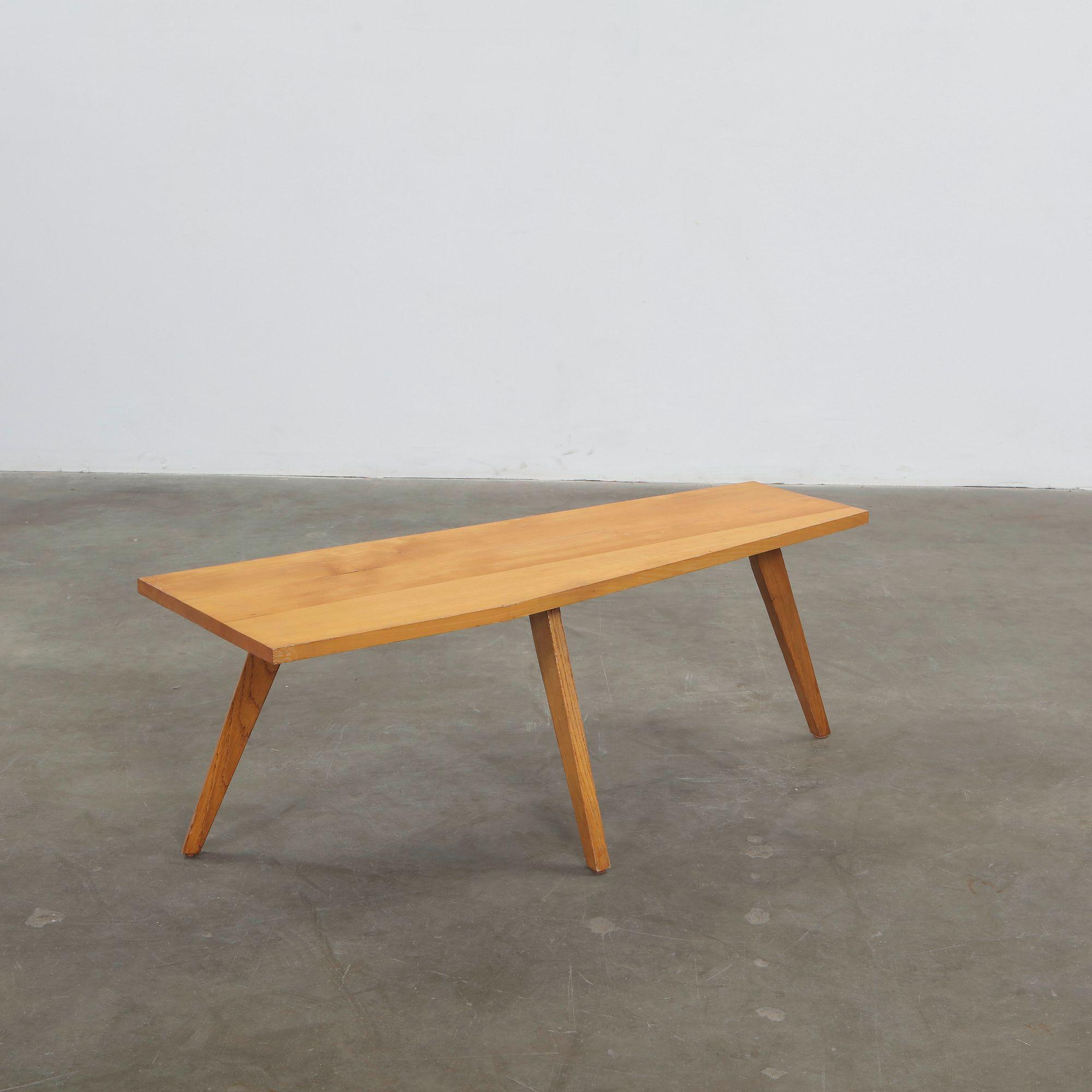 Mid-Century Elm Coffee Table, 1960s