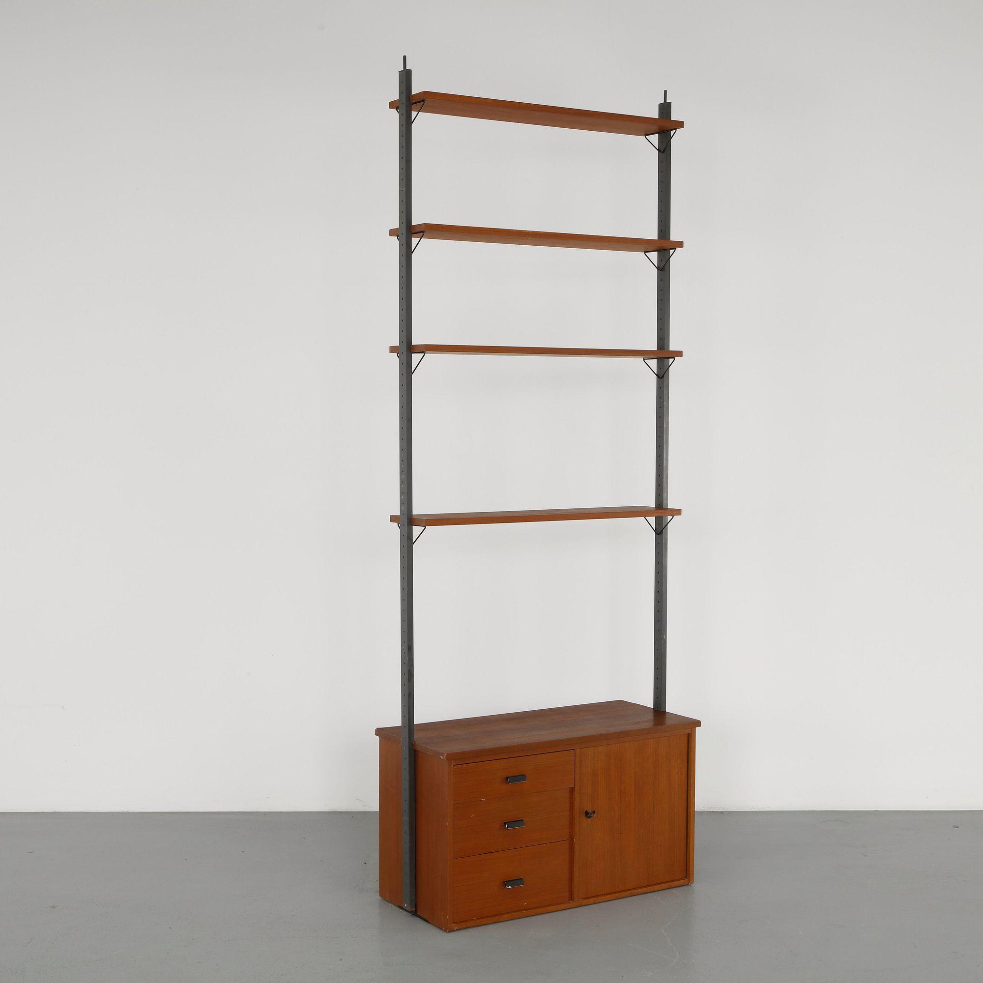 Poul Cadovius, Modular Shelving Unit, 1960s