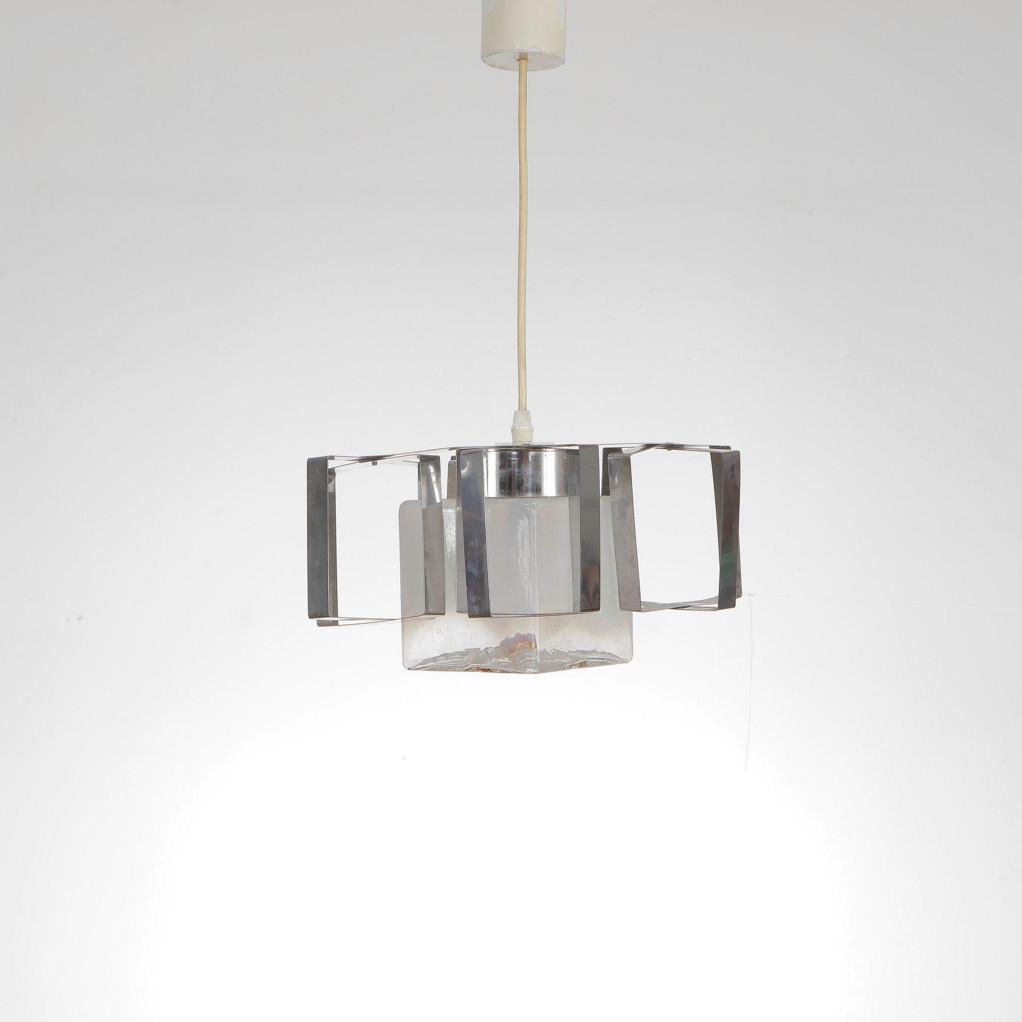 Mid-Century Murano Light Fixture, Italy, 1970s
