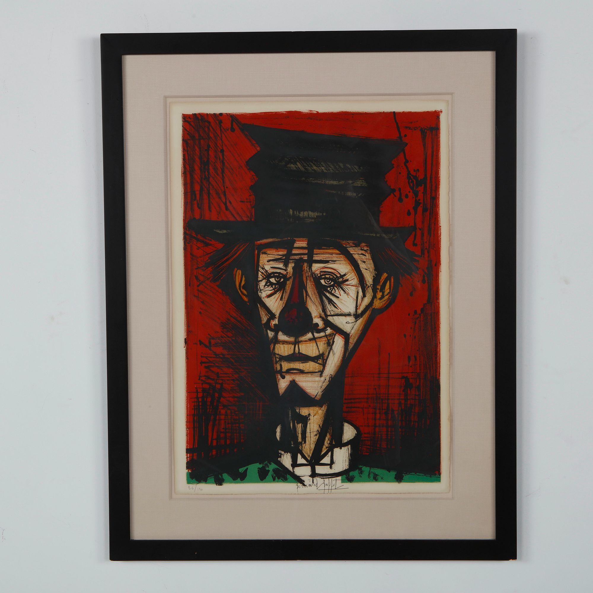 Bernard Buffet, Emile, Color Lithograph, Signed and Numbered 26/120, 1968