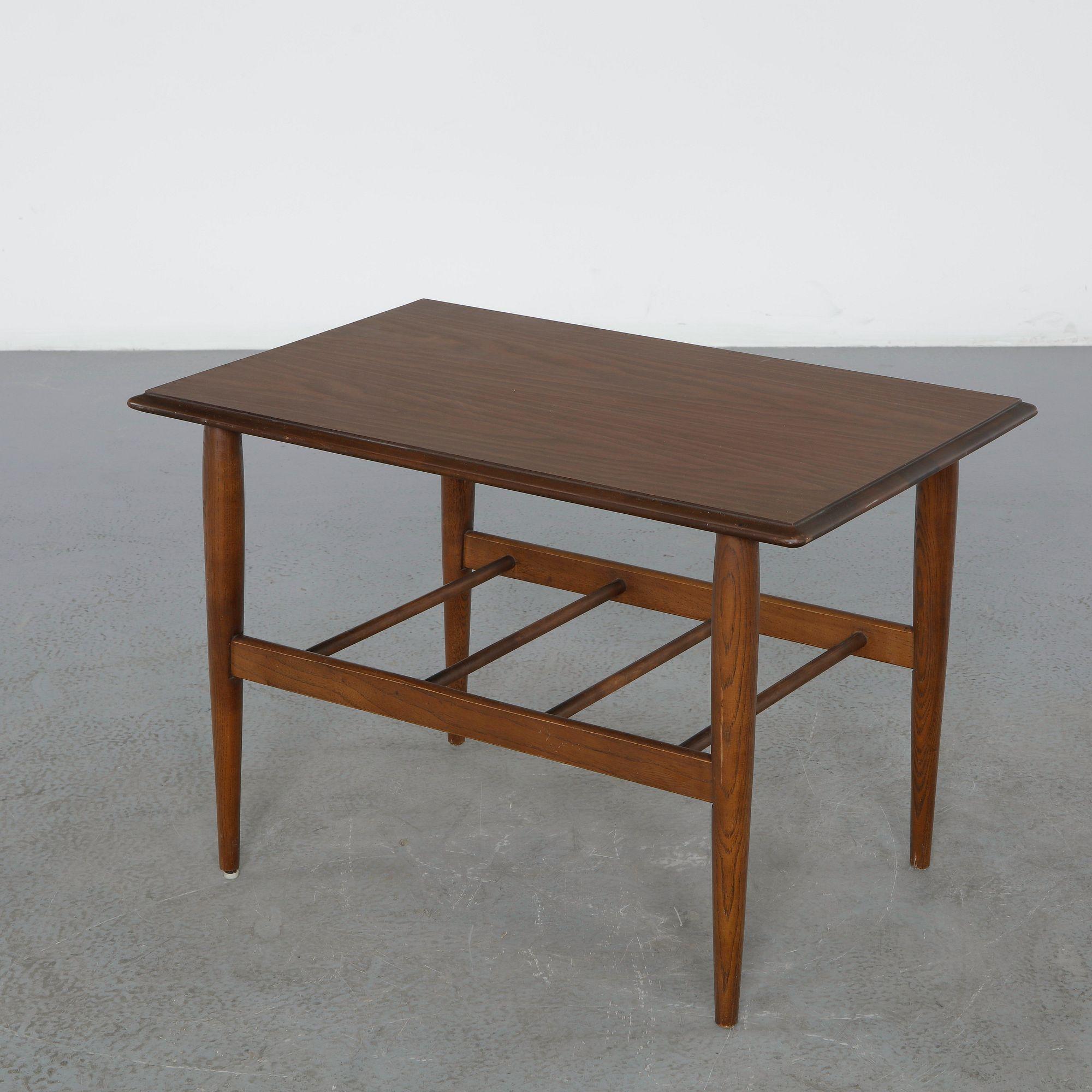 Mid-Century Swedish Teak Coffee Side Table, 1960s