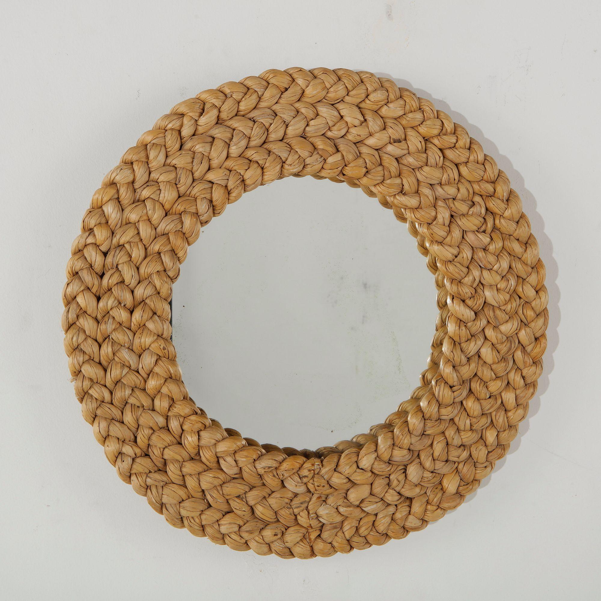 Audoux Minet, Round Rope Miror, 1960s