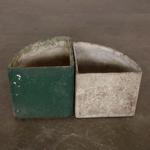Pair of Willy Guhl Modular Corner Planters, 1960s