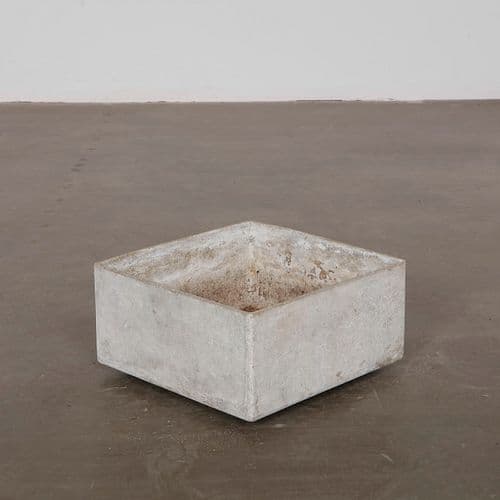 Willy Guhl Large Square Planter, 1960s