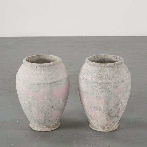 Willy Guhl, Pair of Urn Planters, 1960s