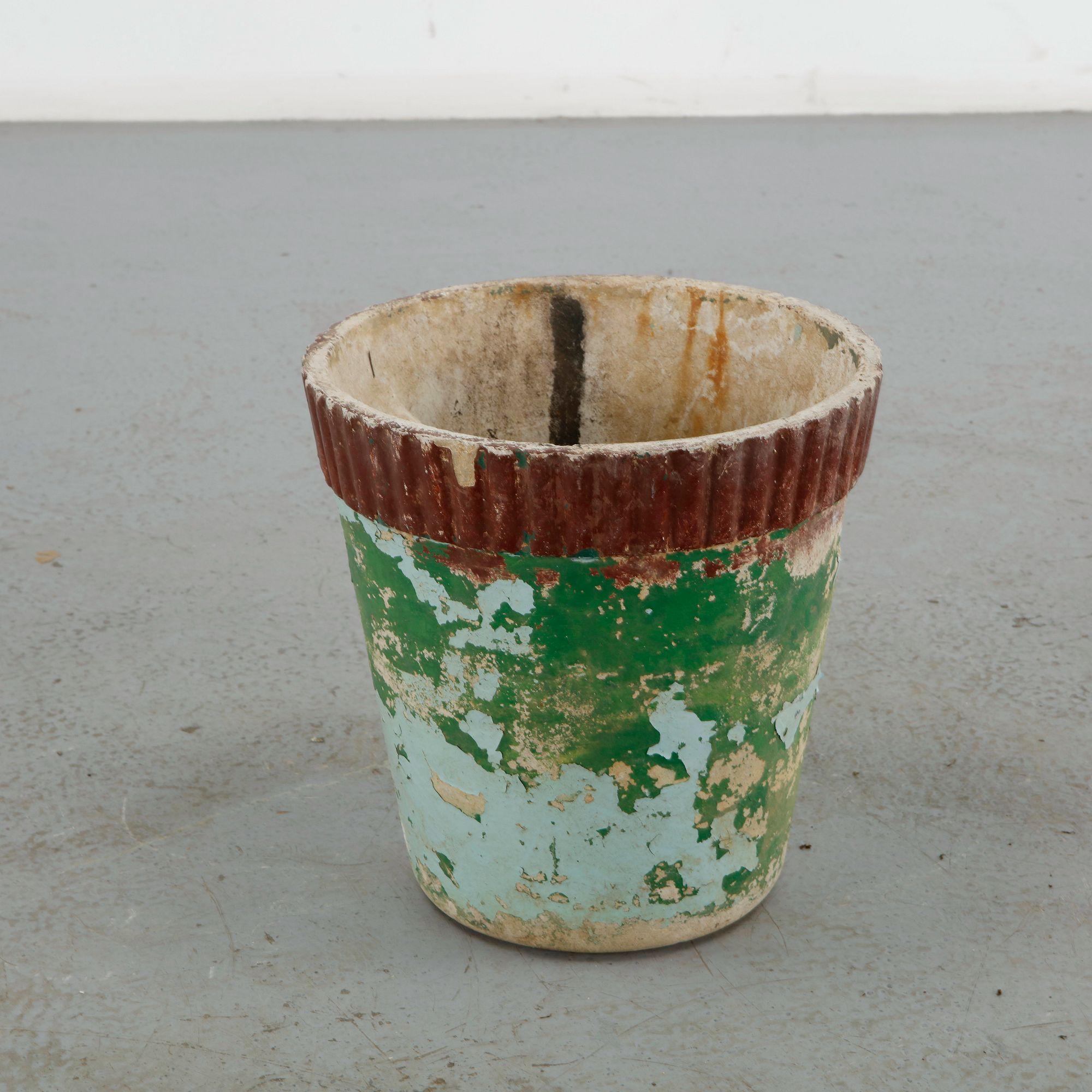 Willy Guhl, Round Planter, 1960s