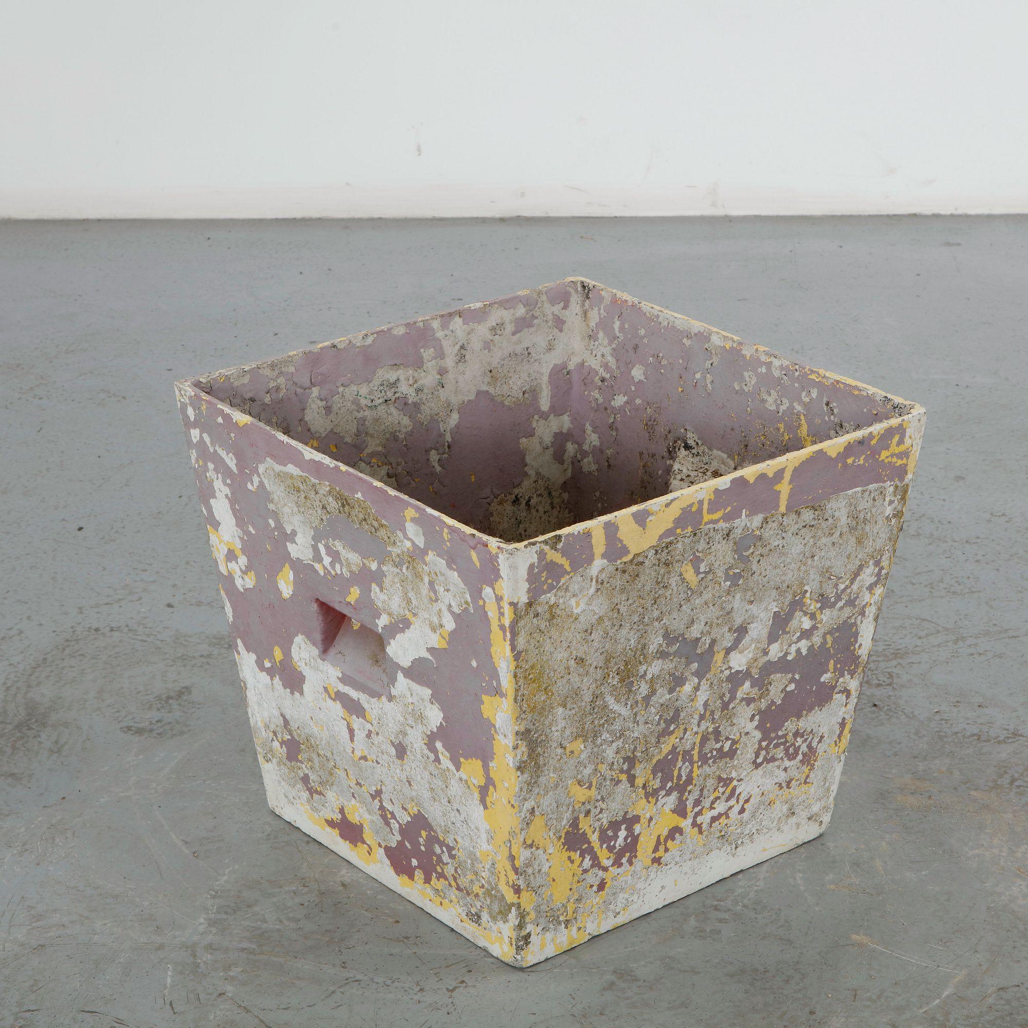 Willy Guhl, Square Planter, 1960s