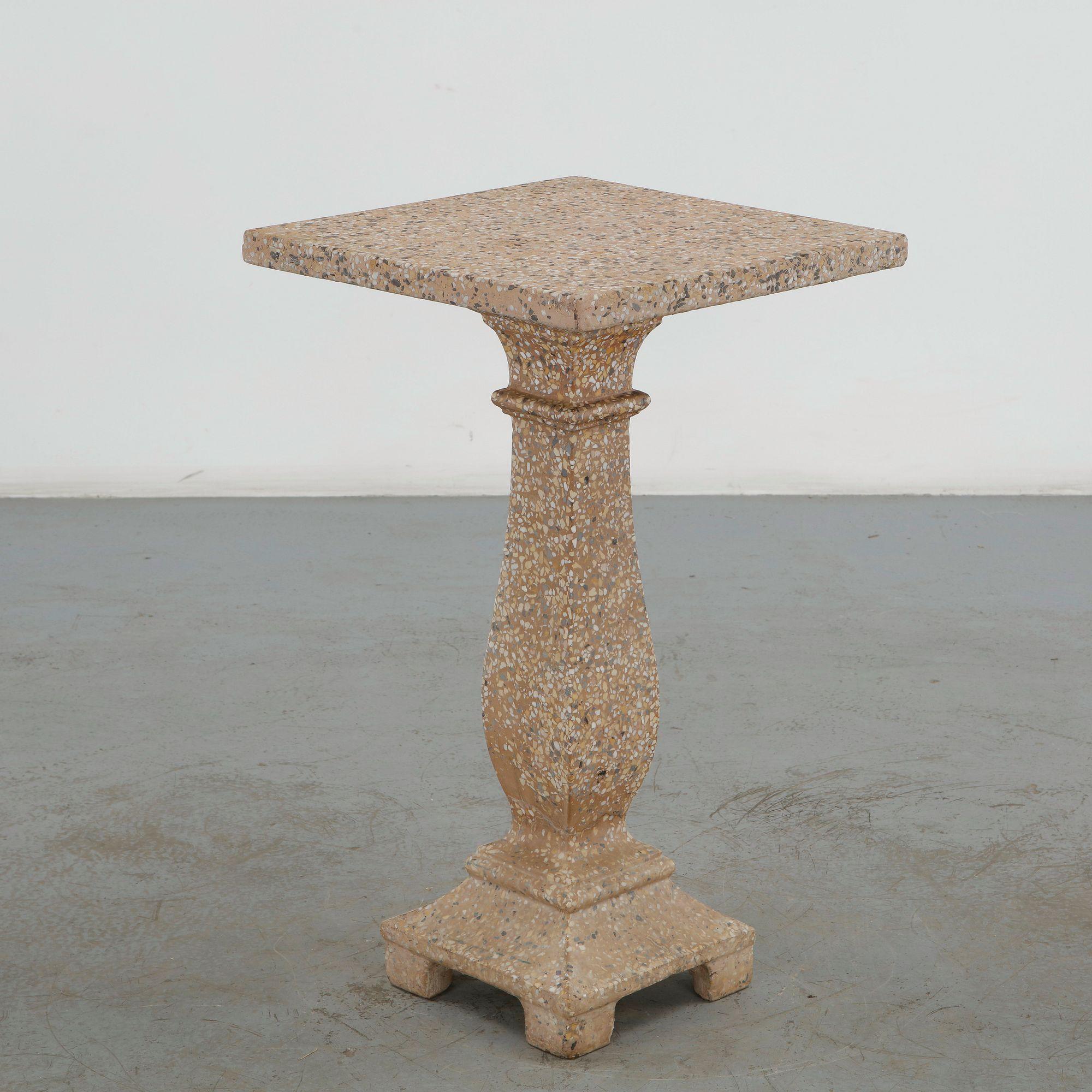 Terrazzo Pedestal, 1960s
