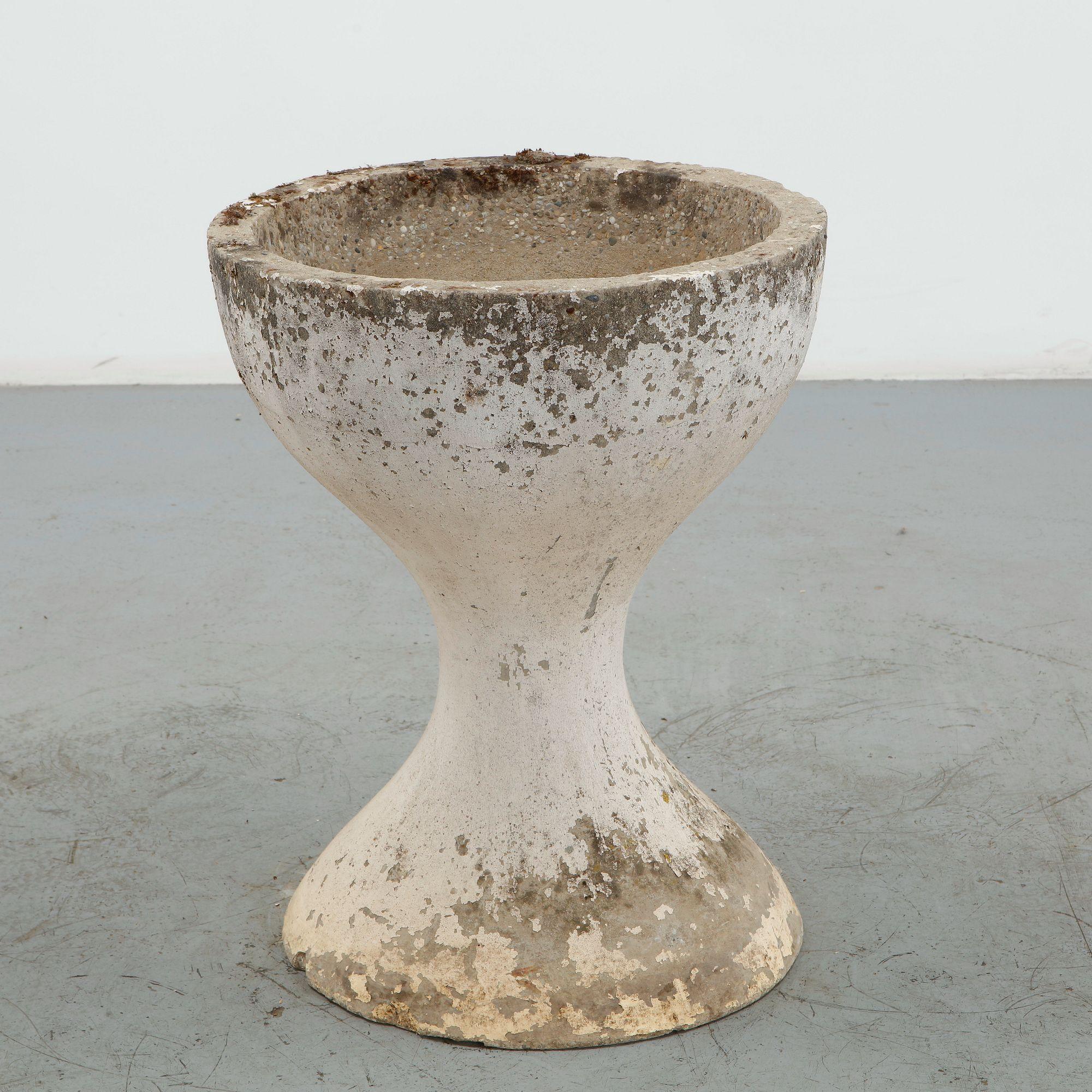 Monumental Cast Stone Chalice Planter, 1960s